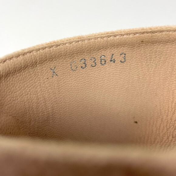 Chanel CC Logo Velvet Chain Slip On Slide Flat Mule Sandals Pink Silver EU 39.5 - Picture 12 of 14